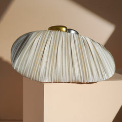 Ivory Pleated Dome