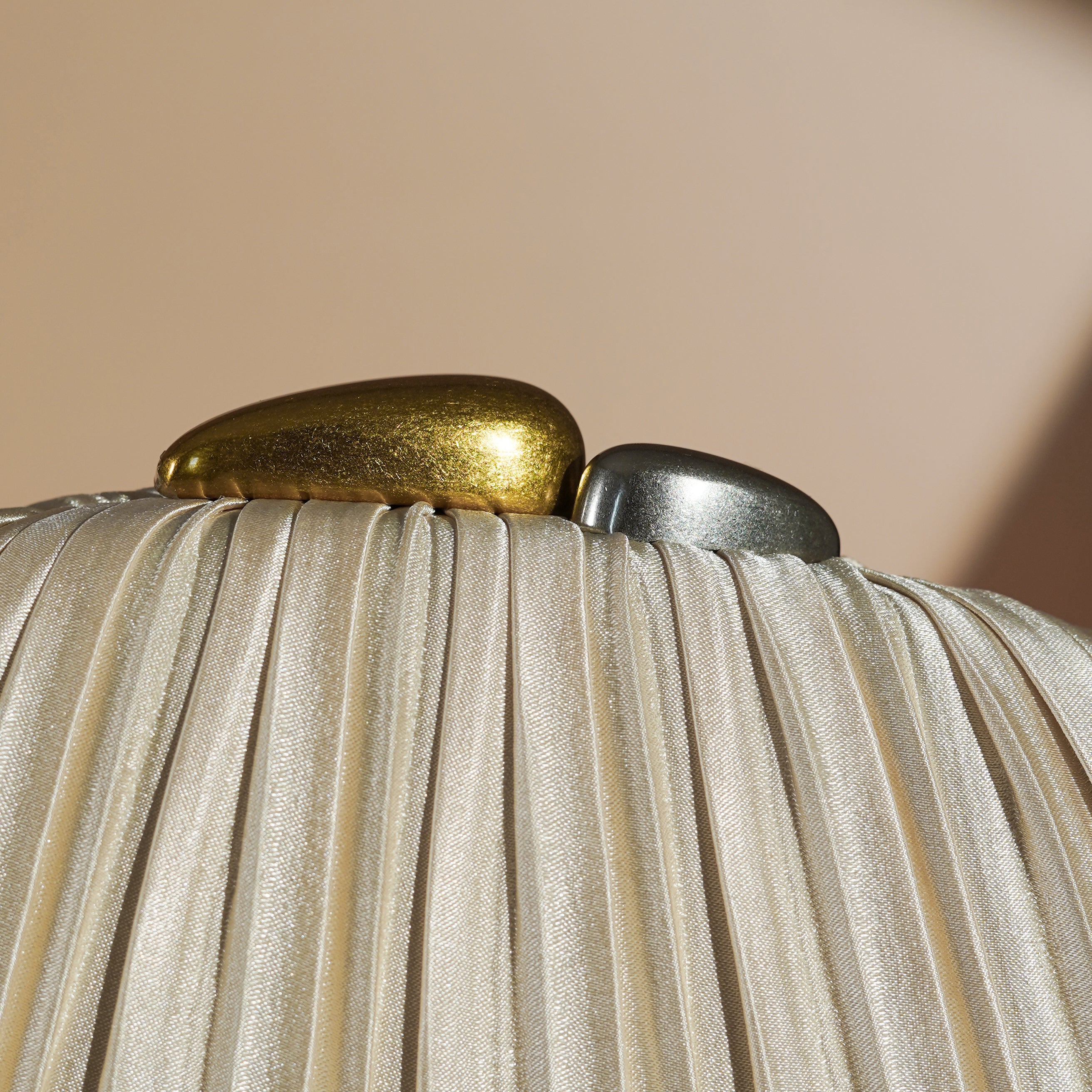 Ivory Pleated Dome