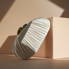 Ivory Pleated Dome